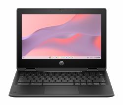 HP Fortis Flip G1i Chromebook Intel® N N150 29.5 cm [11.6"] Touchscreen HD 4 GB LPDDR5-SDRAM 32 GB eMMC Wi-Fi 6E [802.11ax] ChromeOS Black  - UK version