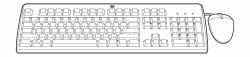 HPE 631362-B21 keyboard Mouse included USB QWERTY Italian Black  - UK version
