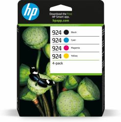 HP 924 CMYK Original Ink Cartridge 4-Pack 