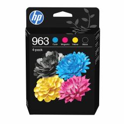 HP 963 4-pack Black/Cyan/Magenta/Yellow Original Ink Cartridges 