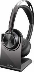 HP Voyager Focus 2 Microsoft - Teams Certified with charge - stand Headset - Warranty: 12M
