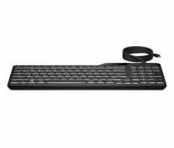 HP 400 Backlit Wired Keyboard 