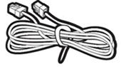 HPE 8120-8922 telephone cable 3 m Black 