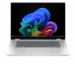HP OmniBook X FlipNGAI 16-as0004na Copilot+ PC Intel Core Ultra 5 226V Hybrid [2-in-1] 40.6 cm [16"] Touchscreen 2K 16 GB LPDDR5x-SDRAM 512 GB SSD Wi-Fi 7 [802.11be] Windows 11 Home Silver  - UK version