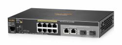 HPE Aruba Networking Aruba 2530 8G PoE+ Managed L2 Gigabit Ethernet [10/100/1000] Power over Ethernet [PoE] 1U Black 