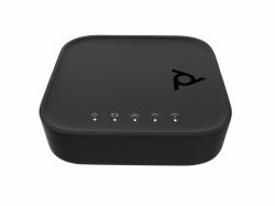 HP Poly ATA 402 2FXS Voice Port VoIP Adapter with Open SIP and Power Supply 