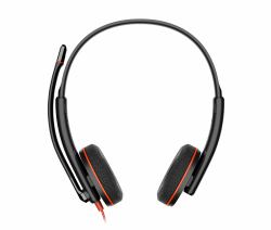HP Poly Blackwire 3220 Stereo USB-C Headset +USB-C/A Adapter [Bulk] 