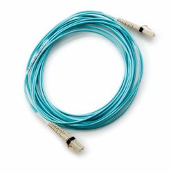 HPE LC to LC Multi-mode OM3 2-Fiber 1.0m 1-Pack Fiber Optic Cable 