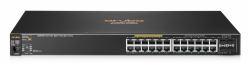HPE Aruba Networking Aruba 2530 24G PoE+ Managed L2 Gigabit Ethernet [10/100/1000] Power over Ethernet [PoE] 1U Black 