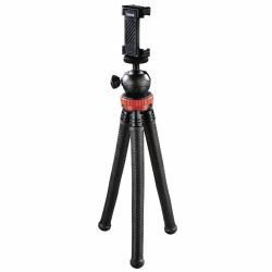 Hama "FlexPro" tripod Smartphone/Action camera 3 leg[s] Black, Red 