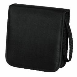 Hama CD Wallet Nylon 20, black 20 discs 
