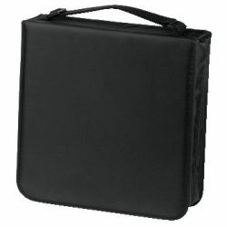 Hama CD Wallet Nylon 208, black 208 discs 