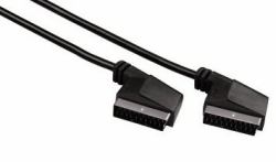 Hama 3.00m Scart SCART cable 3 m SCART [21-pin] Black 