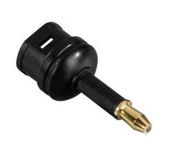 Hama Toslink - 3.5mm F/M Black 