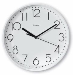 Hama Salina Quartz clock Round White 