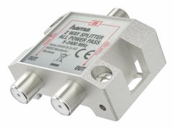 Hama 00205231 cable splitter/combiner Silver 