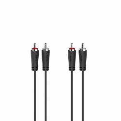 Hama 00205258 audio cable 3 m 2 x RCA Black 