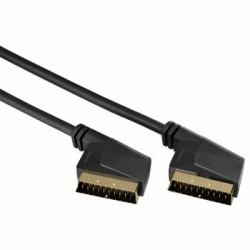Hama Scart - Scart, 3m SCART cable SCART [21-pin] Black 