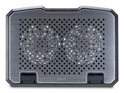 Hama Aluminium laptop cooling pad 39.6 cm [15.6"] Black 
