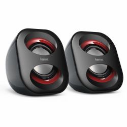 Hama Sonic Mobil 183 Black, Red Wired 3 W 