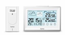 Hama 00222228 digital weather station White Battery 