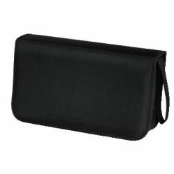 Hama CD Wallet Nylon 80, black 80 discs 