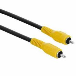 Hama Video Connecting Cable RCA [phono] Plug - RCA [phono] Plug, 3 m composite video cable Black 