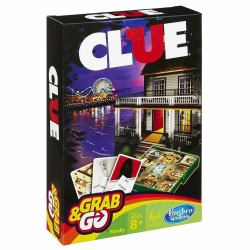 Hasbro Gaming Clue Grab & Go Board game Deduction 