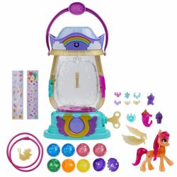 Hasbro My Little Pony A New Generation Movie Sparkle Reveal Lantern Sunny Starscout - Light Up Toy with 25 Pieces, Surprises 