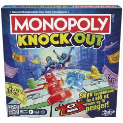 Hasbro Monopoly Knockout Family Party Game, Quick-Playing Board Games for Ages 8+, 2-8 Players, 20 Mins. 