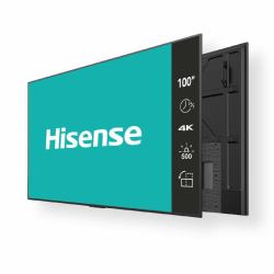 Hisense 100BM66D Signage Display 2.54 m [100"] LED Wi-Fi 500 cd/m² 4K Ultra HD Black 24/7 