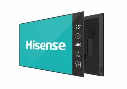 Hisense 75DM66D Signage Display 190.5 cm [75"] LED Wi-Fi 500 cd/m² 4K Ultra HD Black Built-in processor Android 11 24/7 