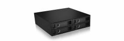 ICY BOX IB-2242SSK 13.3 cm [5.25"] Storage drive tray Black 
