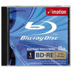 Imation BD-RE SL, 1x-2x, 25GB, Jewelcase 1 pc[s] 