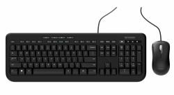 Incase Designed by Microsoft Wired Desktop 600 keyboard Mouse included Universal USB QWERTY UK English Black  - German version