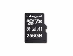 Integral 256GB MICRO SD CARD SDXC UHS-1 U3 CL10 V30 A1 UP TO R-100 MBS 