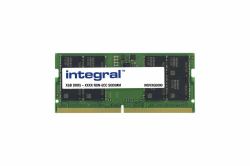 Integral 8GB LAPTOP RAM MODULE DDR5 4800MHZ PC5-38400 UNBUFFERED NON-ECC SODIMM 1.1V 1GX16 CL40 EQV. TO MEM5904A FOR 2‑POWER 