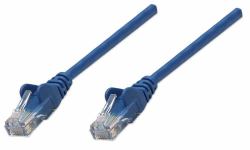 Intellinet Network Patch Cable, Cat5e, 3m, Blue, CCA, U/UTP, PVC, RJ45, Gold Plated Contacts, Snagless, Booted, Lifetime Warranty 