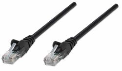Intellinet Network Patch Cable, Cat5e, 3m, Black, CCA, U/UTP, PVC, RJ45, Gold Plated Contacts, Snagless, Booted, Lifetime Warranty 