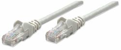 Intellinet Network Patch Cable, Cat6, 3m, Grey, CCA, U/UTP, PVC, RJ45, Gold Plated Contacts, Snagless, Booted, Lifetime Warranty 