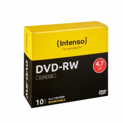 Intenso DVD-RW 4.7GB, 4x 10 pc[s] 