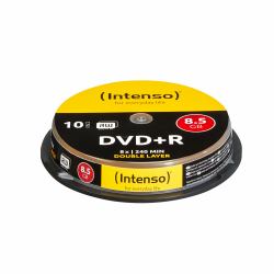Intenso DVD+R 8.5GB, DL, 8x DVD+R DL 10 pc[s] 