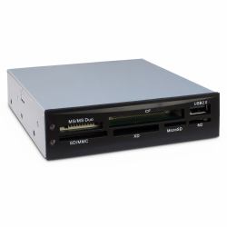 Inter-Tech CI-02 card reader USB 2.0 Internal Black 