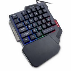 Inter-Tech KB-3035 keyboard Gaming USB QWERTY Black  - foreign version