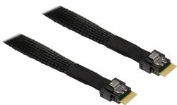 Inter-Tech SFF-8654 4i 0.7 m 24 Gbit/s Black 