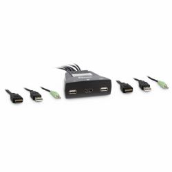Inter-Tech 88887340 KVM switch Black 