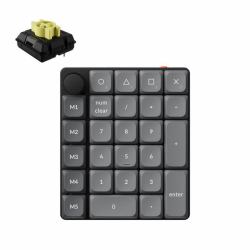 Keychron K0 Max QMK numeric keypad Universal Bluetooth/USB/RF Wireless Black, Grey 