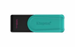 Kingston Technology DataTraveler 128GB Portable USB 3.2 Gen 1 Exodia S [Black/Turquoise] 