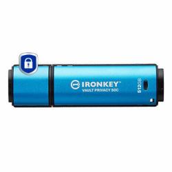 Kingston Technology IronKey 512GB USB-C Vault Privacy 50C AES-256 Encrypted, FIPS 197 