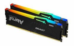 Kingston Technology FURY Beast 64GB 6400MT/s DDR5 CL32 DIMM [Kit of 2] RGB EXPO 